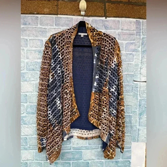 Alberto makali evening cardigan jacket size XL - Picture 2 of 8